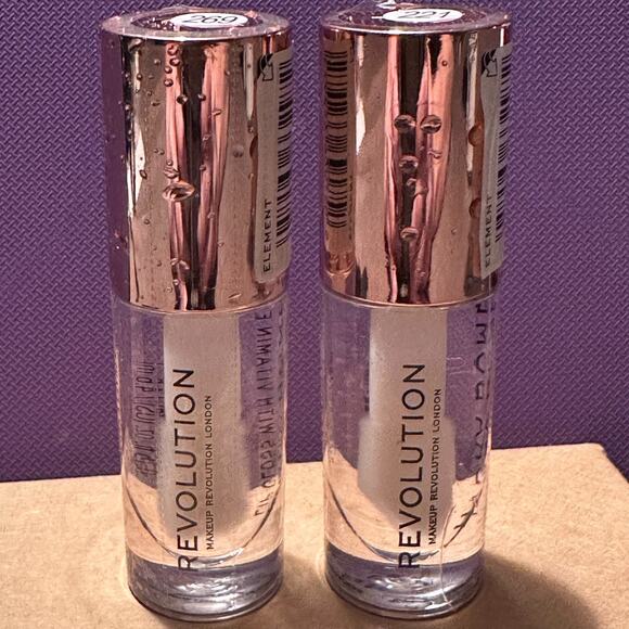 Hydra Bomb Lip Gloss 2 Pack Makeup Revolution Element 0.16 oz. / 4.6 ml - Picture 3 of 7